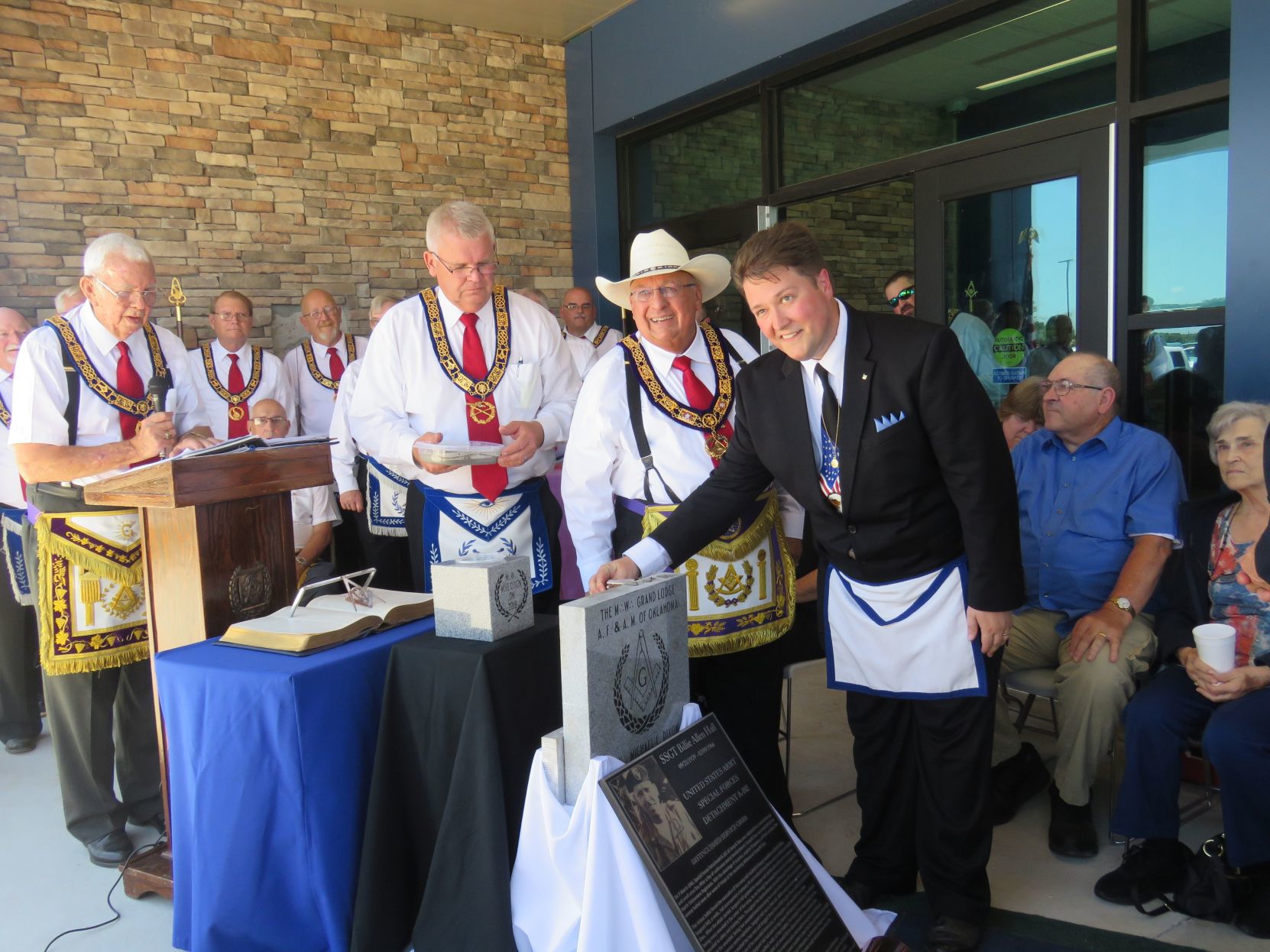 Masonic Cornerstone Ceremony